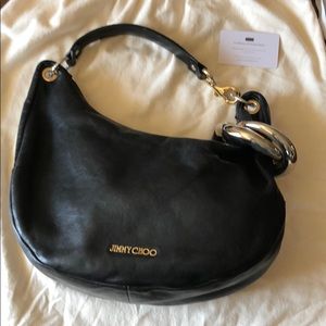 Jimmy Choo Solar Hobo - Black/Gold